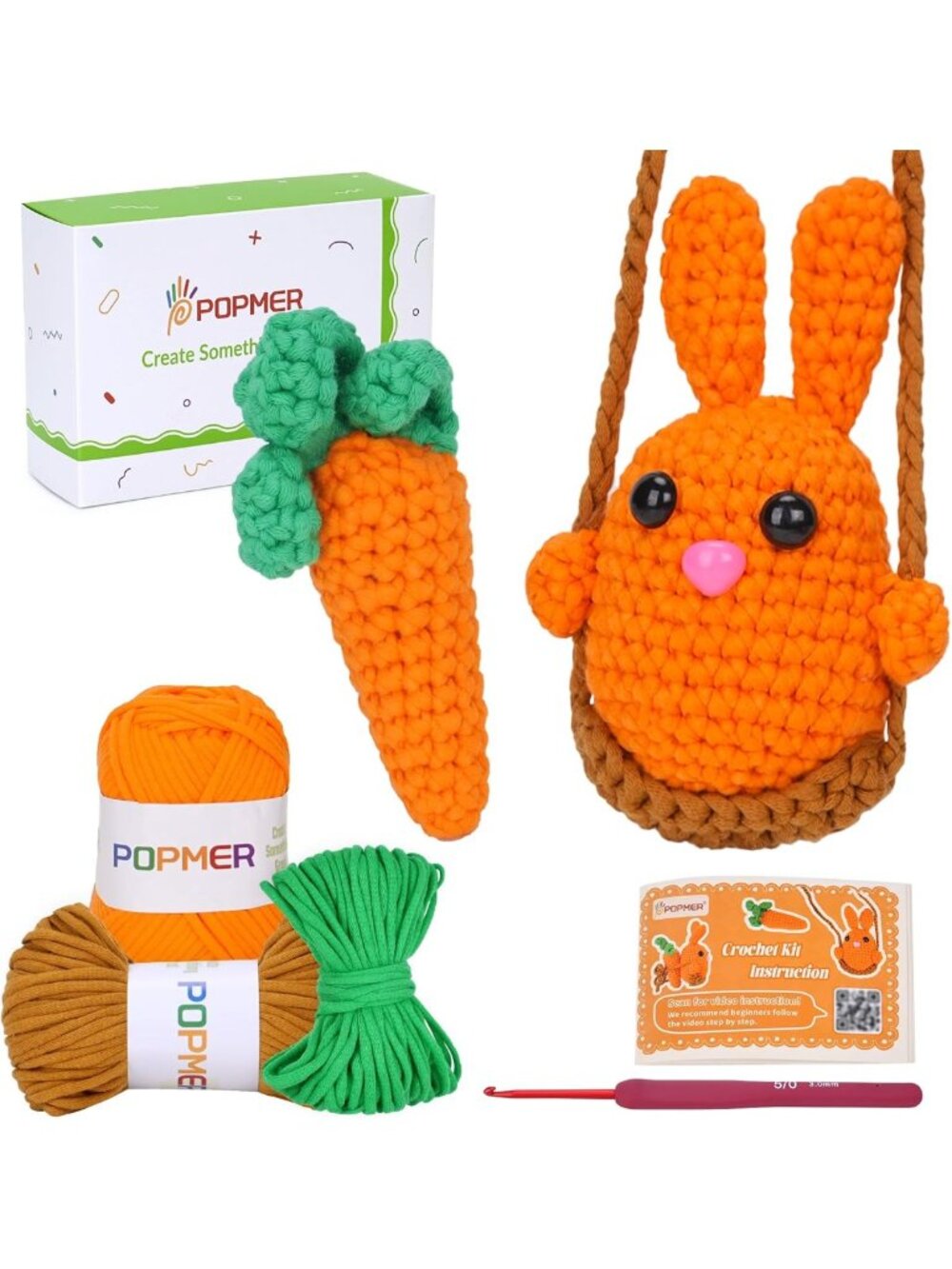 Beginner Crochet Kit for Kids & Adults - Perfect Craft Gift for Creative Lovers